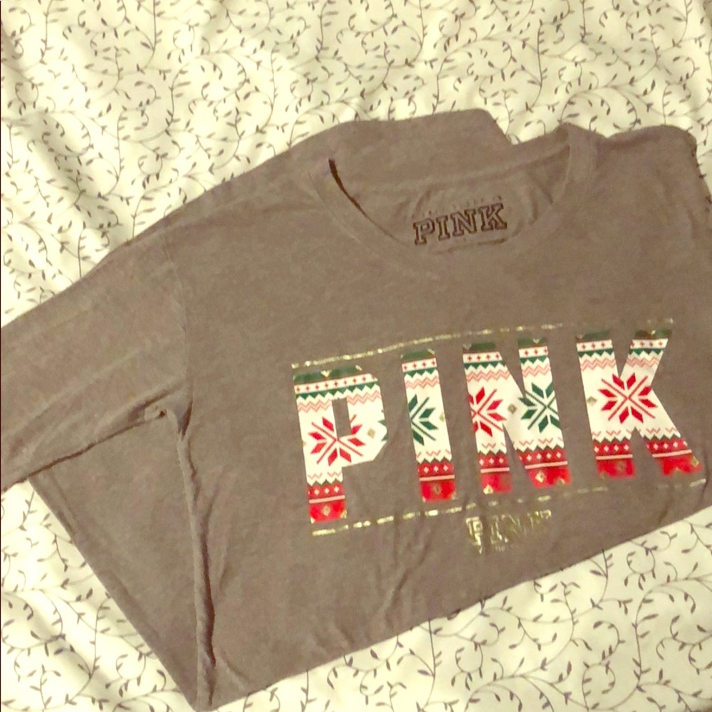 PINK long sleeve nightgown